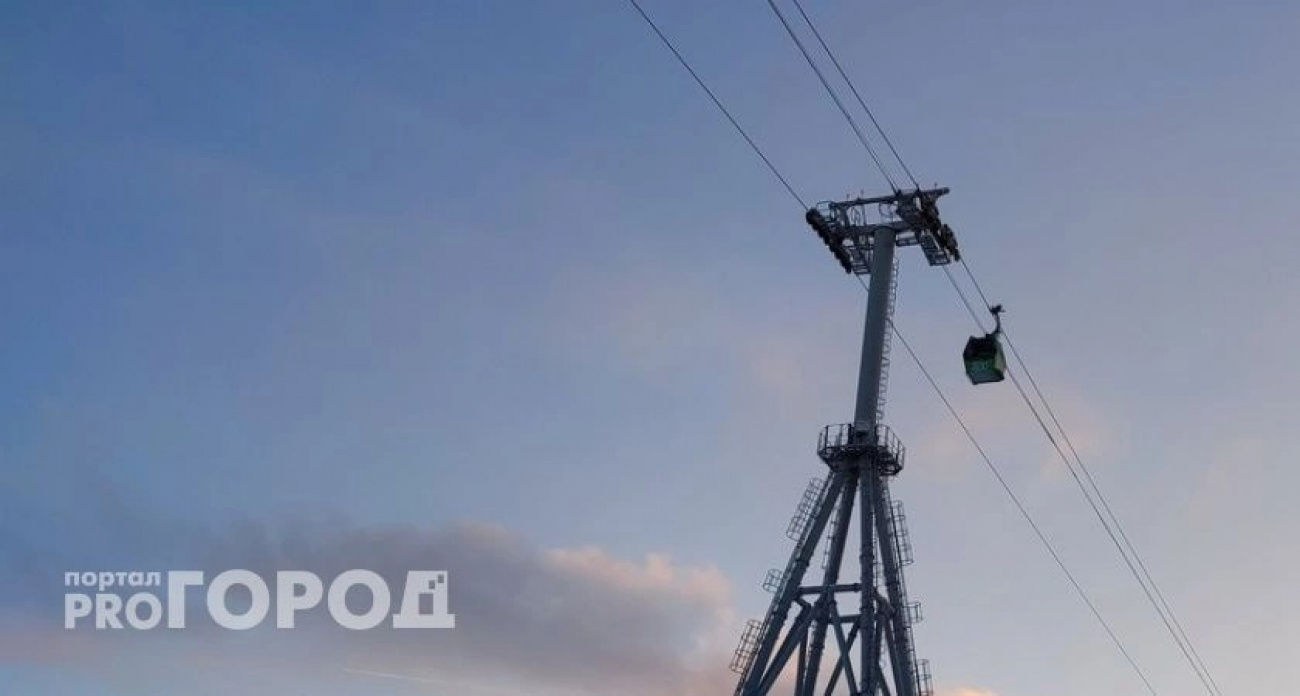 В Нижнем Новгороде временно остановили канатную дорогу