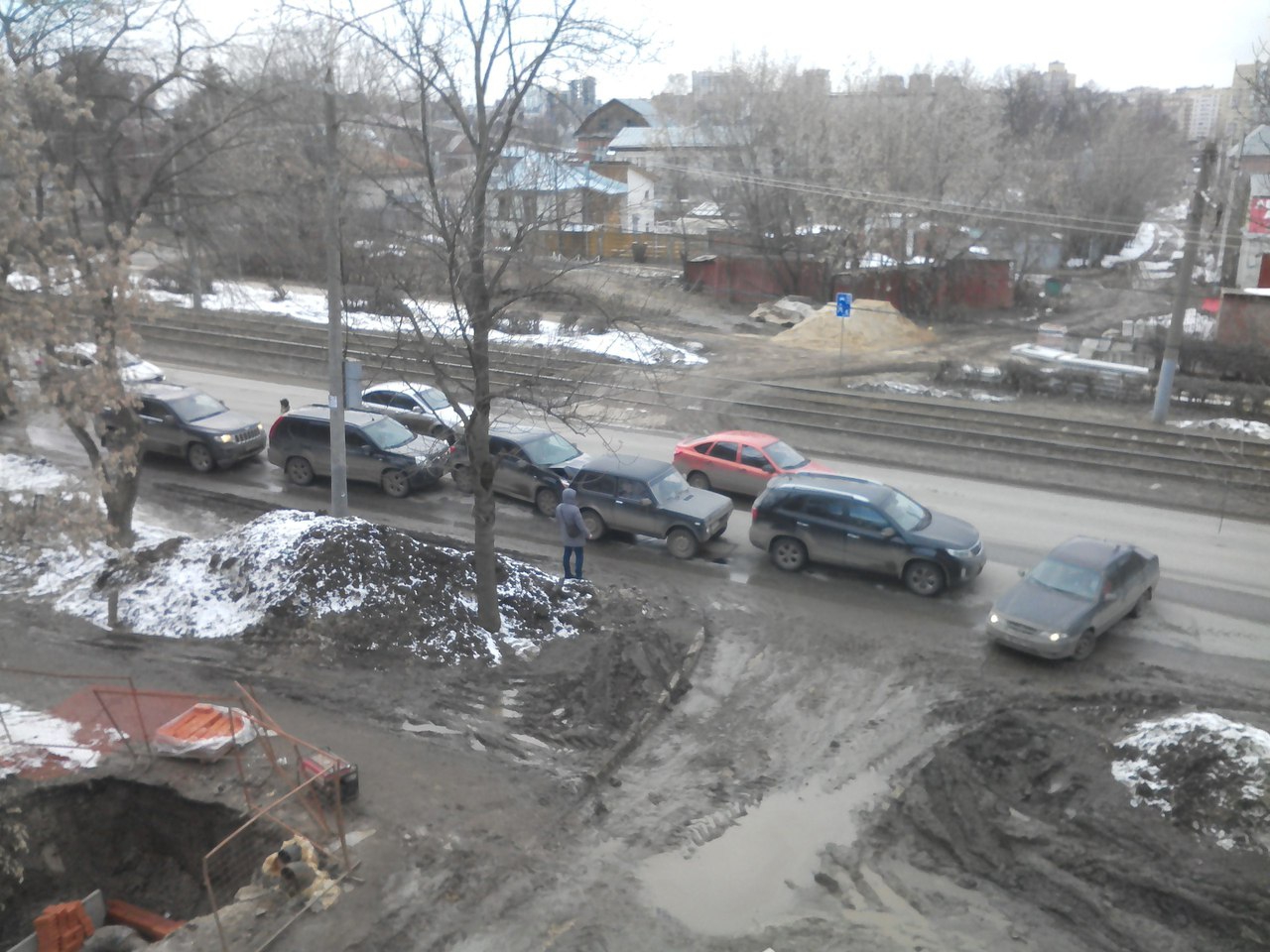 В Нижнем Новгороде столкнулись семь автомобилей