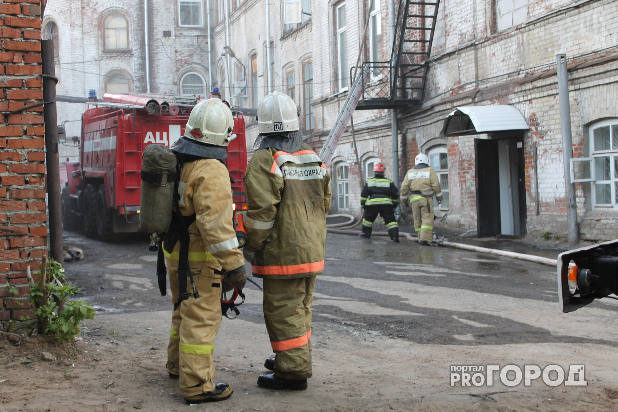 В Нижегородской области сгорел жилой дом
