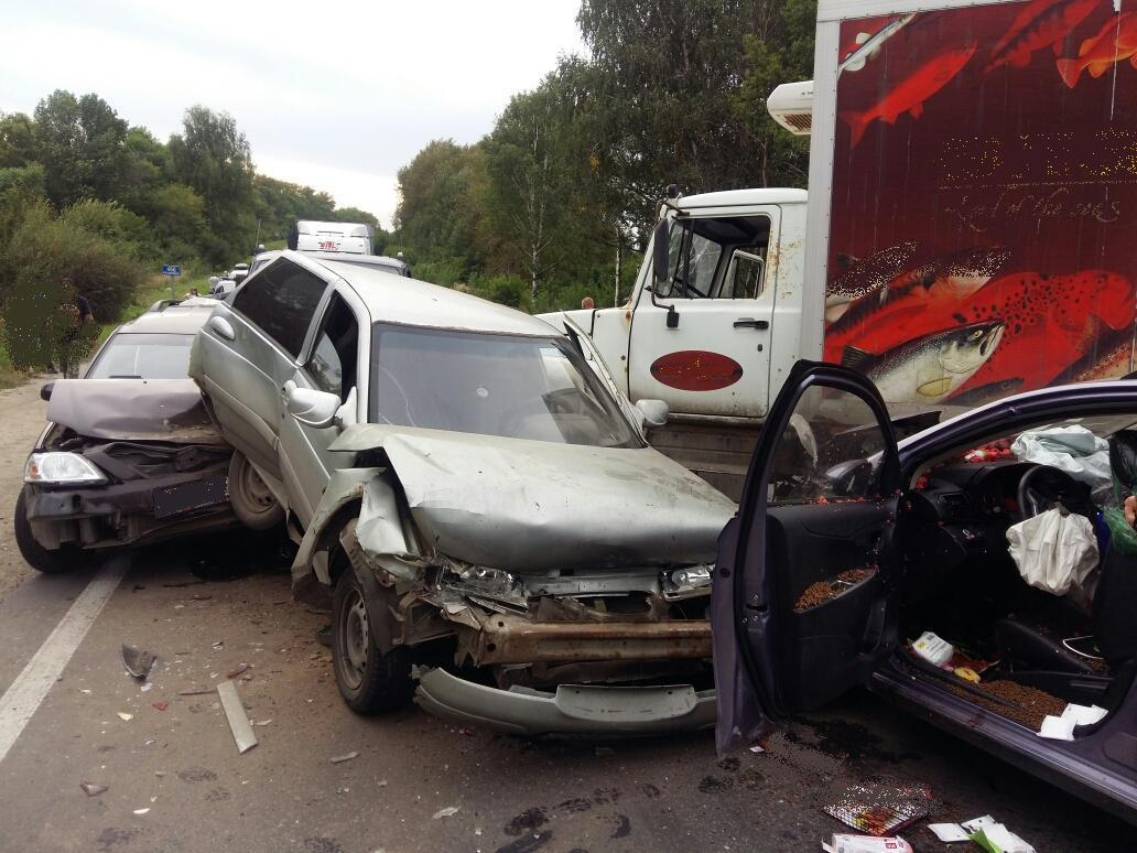 На трассе в Нижегородской области произошла массовая авария (ФОТО)