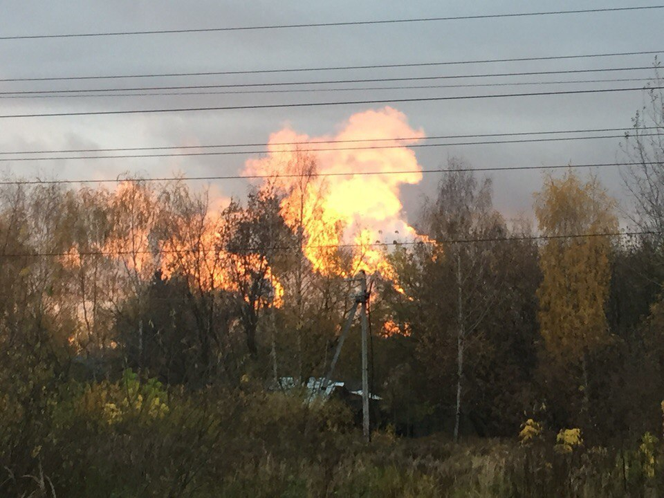В Нижнем Новгороде произошел крупный пожар (ВИДЕО)