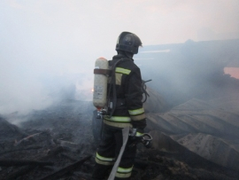В Нижегородской области 54-летний мужчина сгорел в бытовке