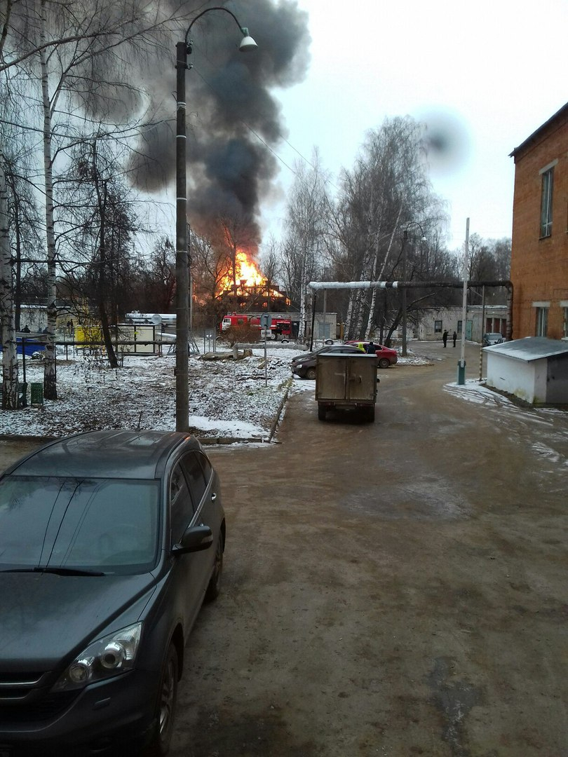 В Нижегородской области неизвестные устроили пожар на 200 квадратных метров (ФОТО)
