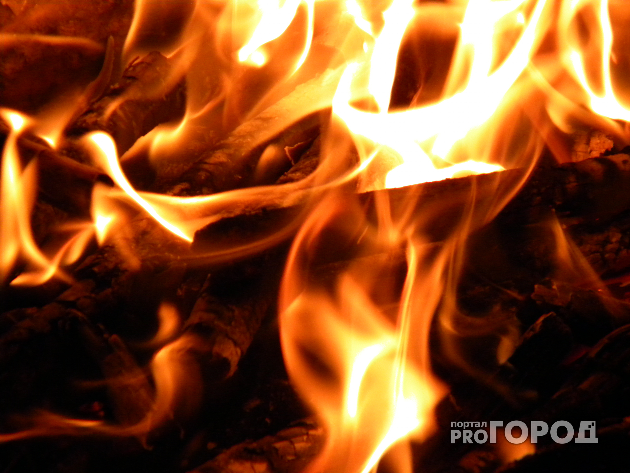 В Нижегородской области дотла сгорел жилой дом вместе с 54-летним хозяином