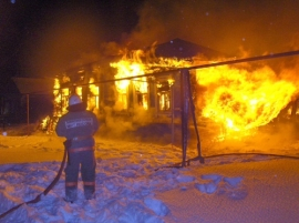Страшный пожар в Нижегородской области унес жизни двух человек