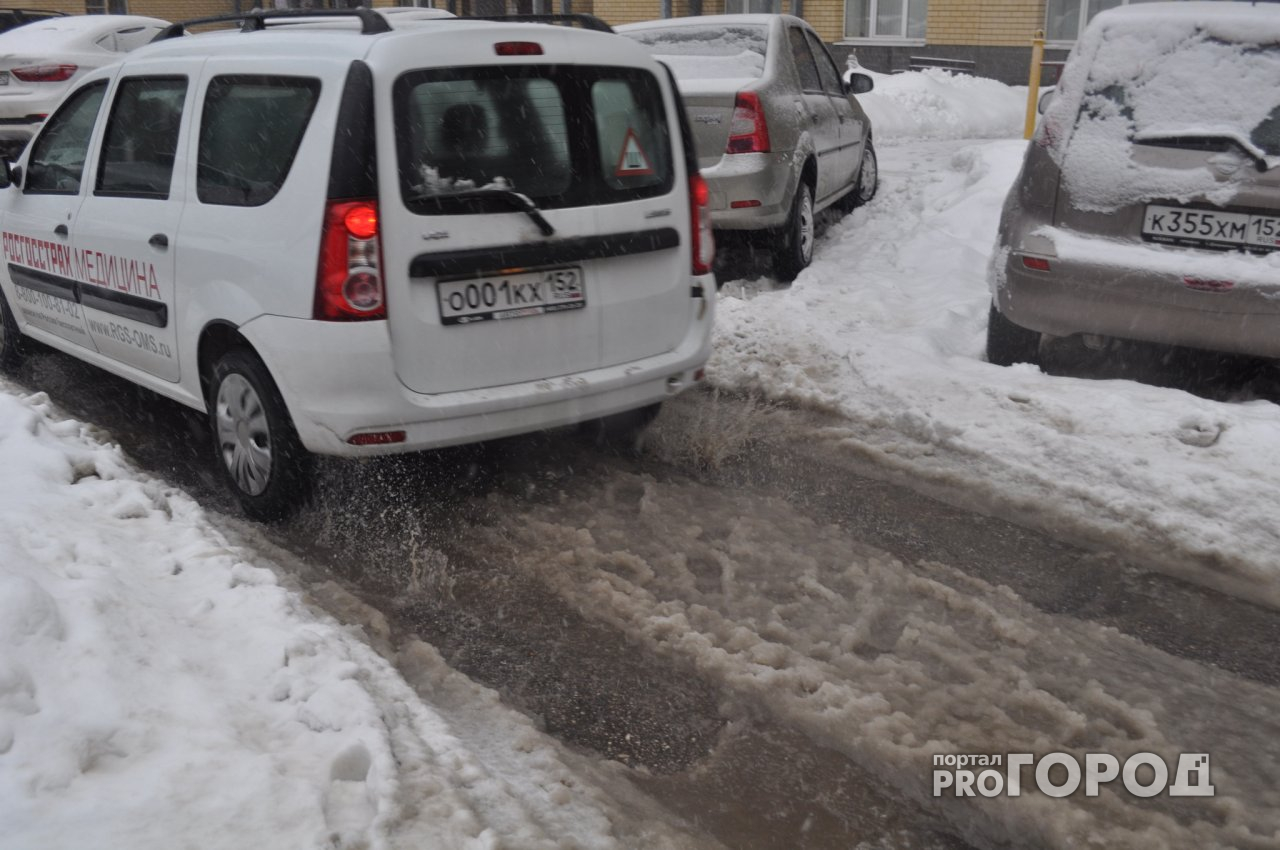 Зимний "паводок" на улицах Нижнего (ФОТО, ВИДЕО)