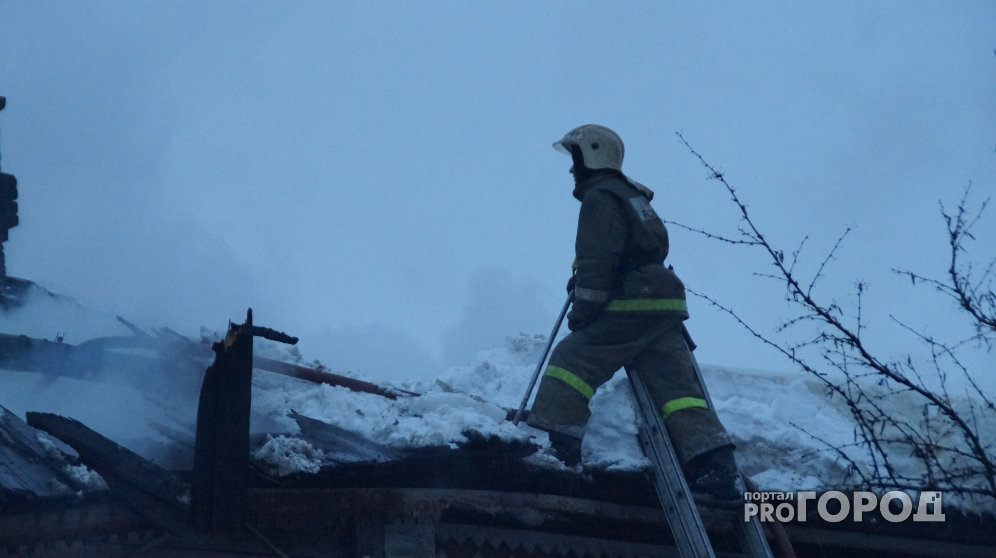 В Нижегородской области 51-летний мужчина погиб на пожаре