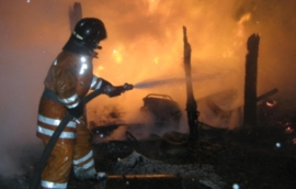 В Нижегородской области произошел крупный пожар