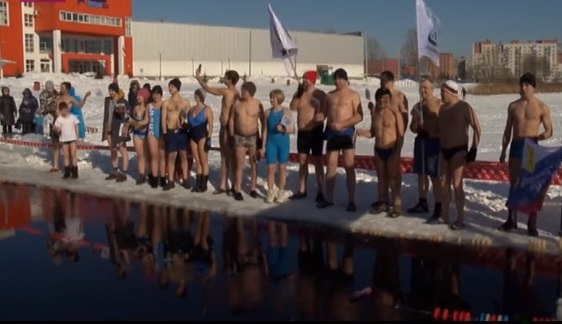 Нижегородские моржи записали видеообращение к российским спортсменам, участвующим в Олимпиаде-2018