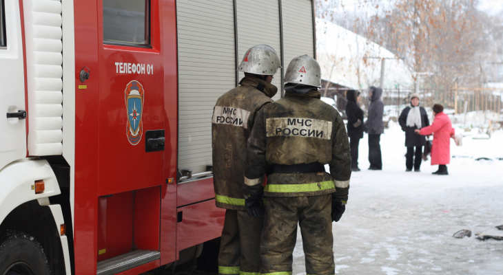 В Нижегородской области произошел серьезный пожар