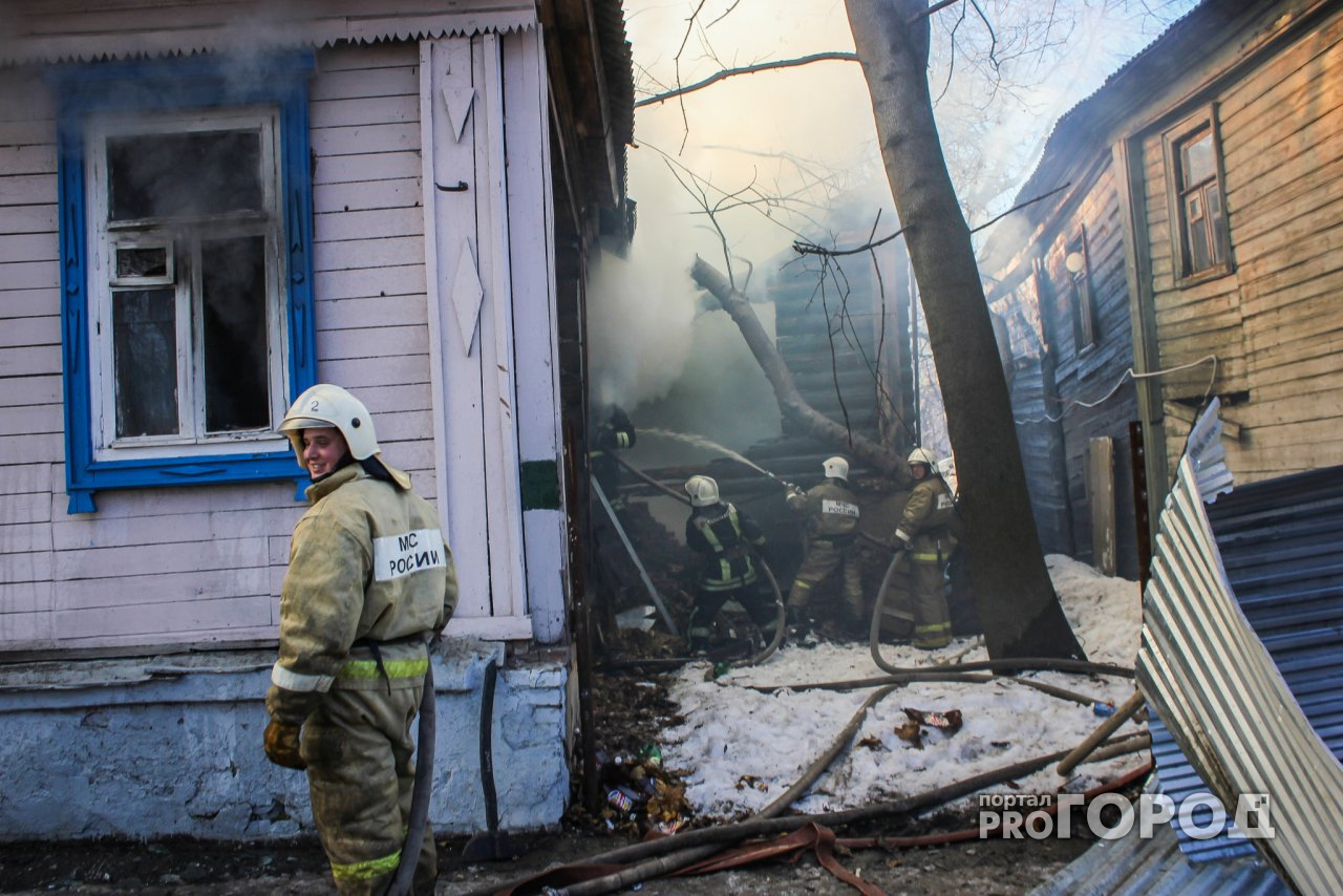 Житель Чкаловска получил ожоги на пожаре в собственной бане