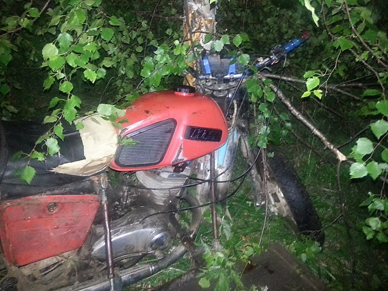 В Сосновском районе 15-летний подросток разбился на мотоцикле