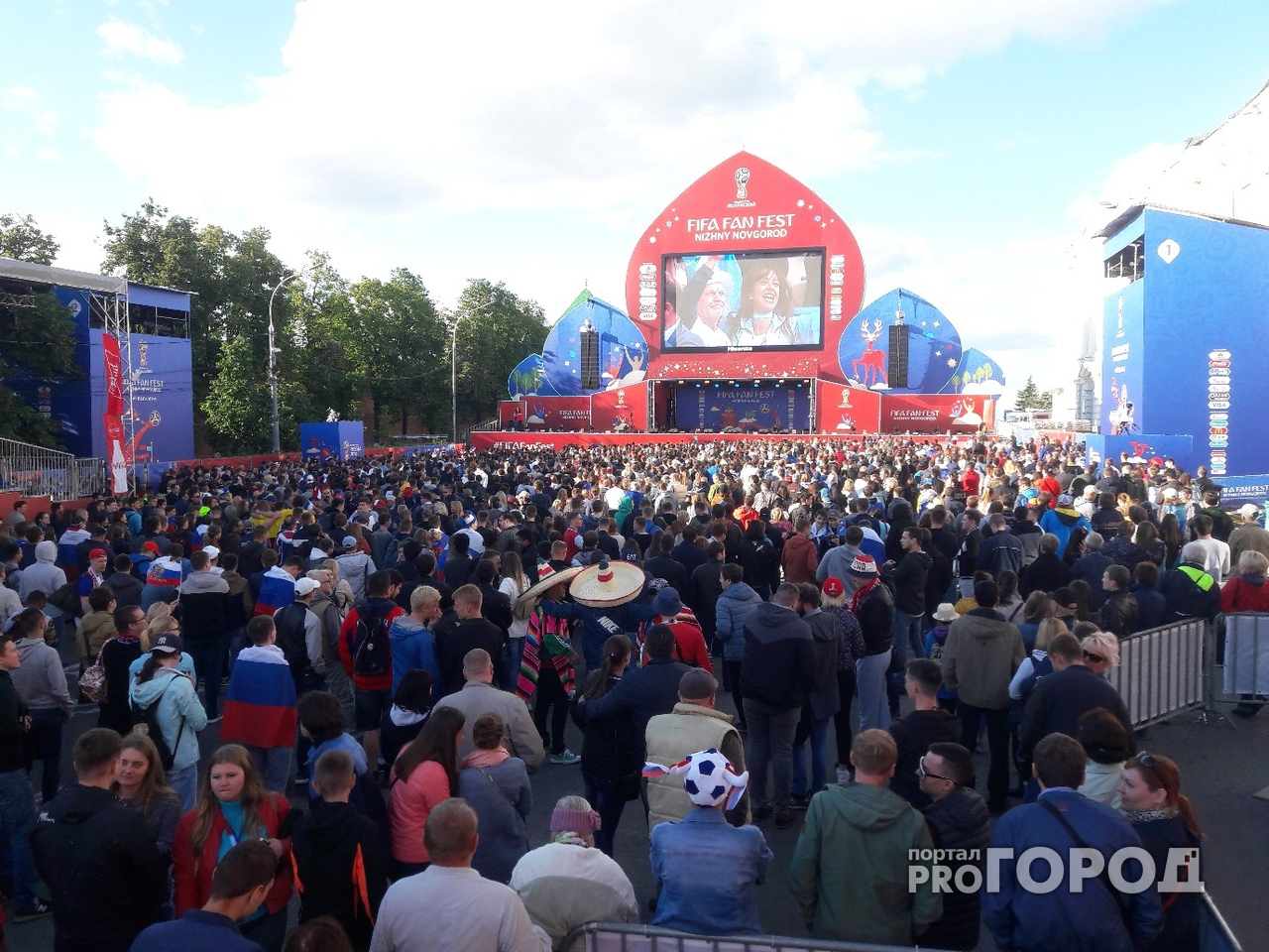 Стала известна программа фестиваля болельщиков 18 июня в Нижнем Новгороде