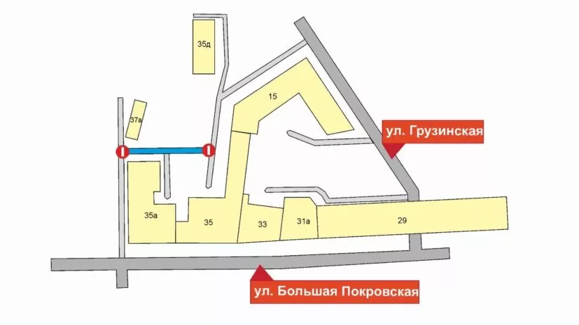 Фото к статье: Движение транспорта ограничат на Большой Покровской с 16 июля по 3 августа