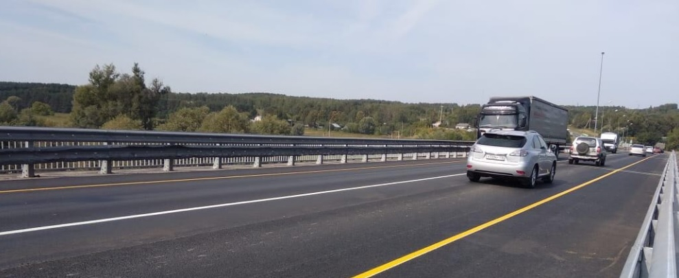 Мост через Кудьму на трассе М-7 в Кстовском районе открыли для движения