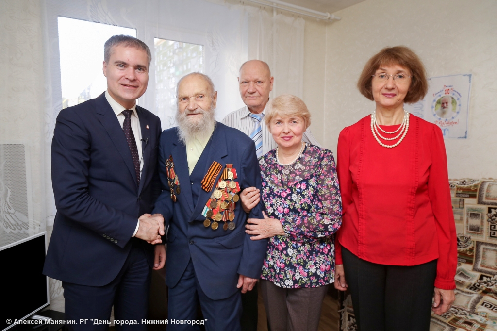 Нижегородец Михаил Сбитнев отметил свой 100-летний юбилей