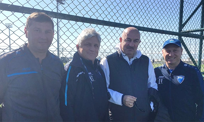 Станислав Черчесов посетил тренировку футбольного клуба «Нижний Новгород» (ФОТО)