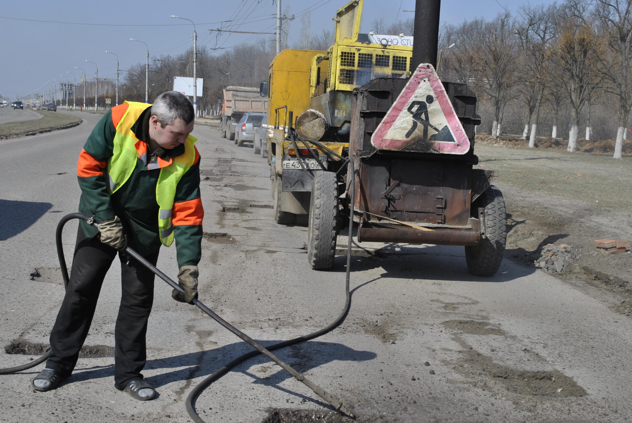 Стали известны улицы Нижнего Новгорода, где будут делать ямочный ремонт 23 апреля
