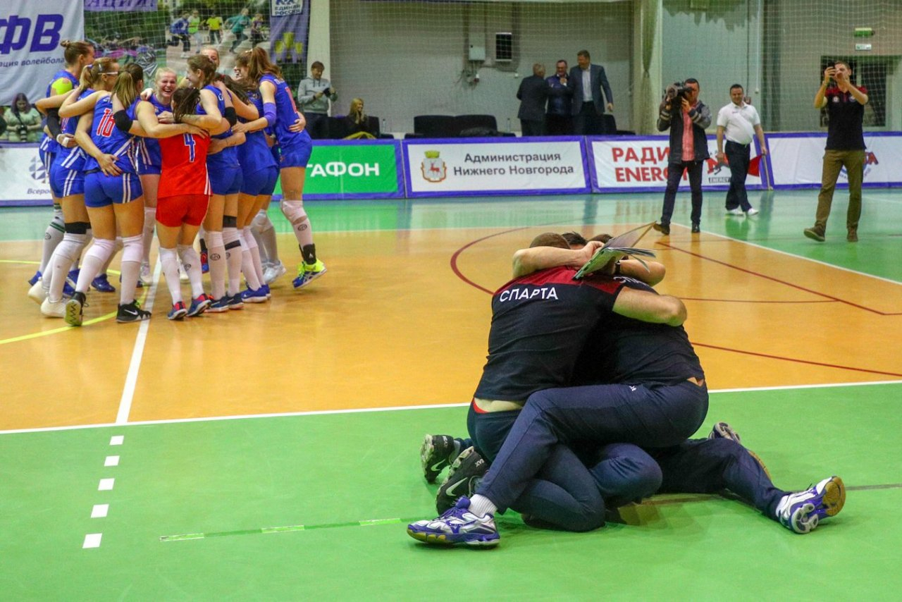 Нижегородская «Спарта» заняла первое место на Чемпионате России по волейболу