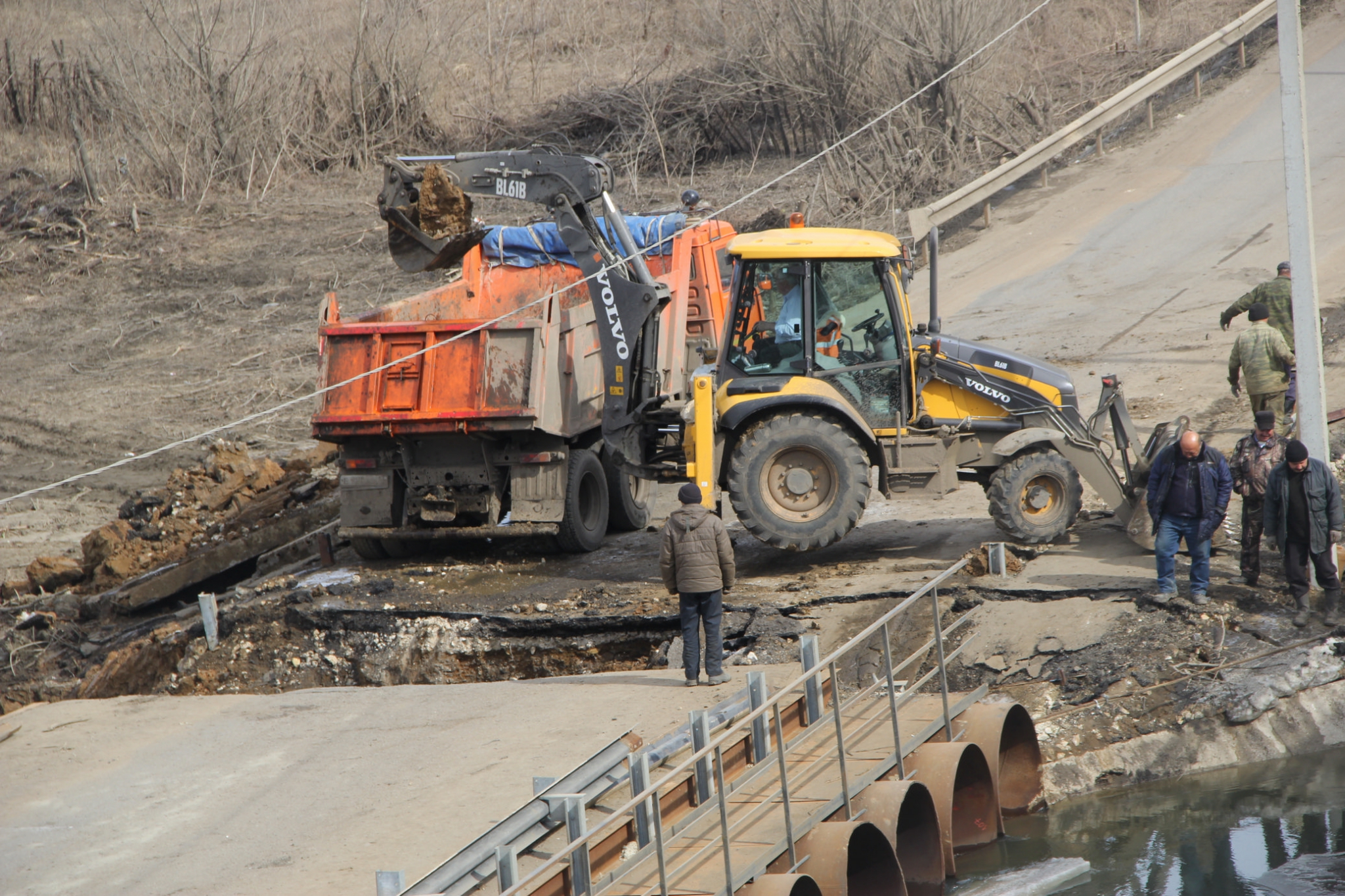 В Пильнинском районе после ремонта открыли наплавной мост через Суру