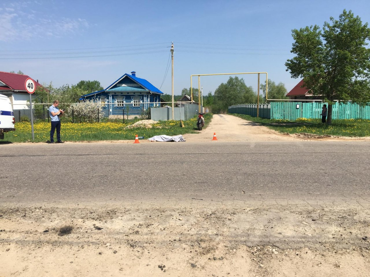 70-летний водитель мопеда погиб в ДТП в Нижегородской области (ФОТО)