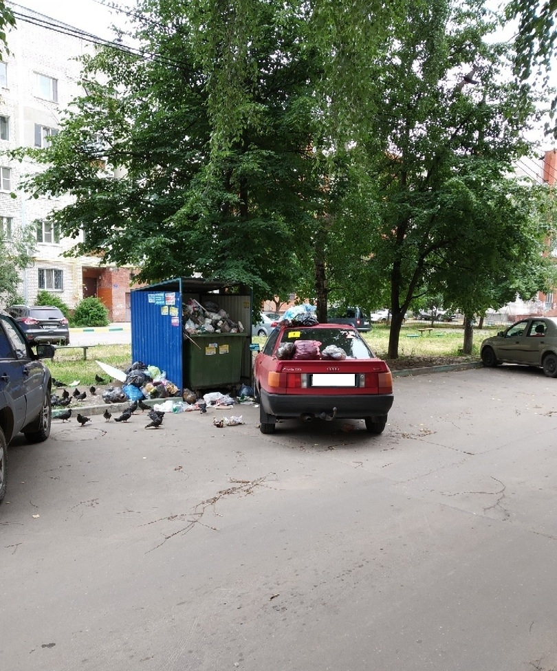 Нижегородцы завалили мусором неправильно припаркованные автомобили