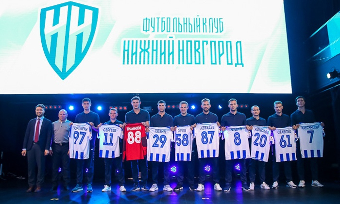 В состав «Нижнего Новгорода» вошли десять новых футболистов