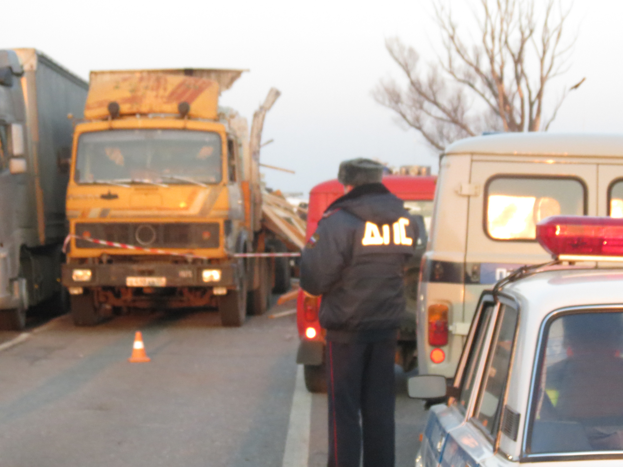 Микроавтобус и фура столкнулись в Лысковском районе: пострадали семь человек