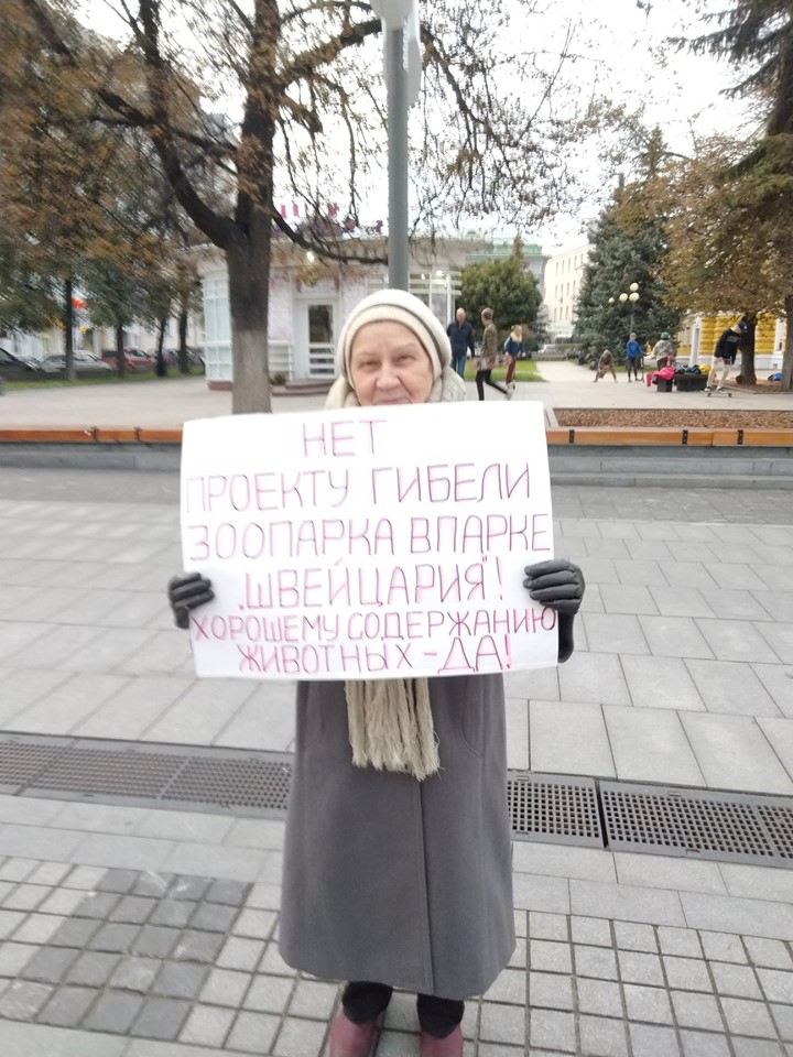 Зубра хотят продать в обход закона: нижегородцы вышли на пикет в защиту зоопарка «Мишутка» (ФОТО)