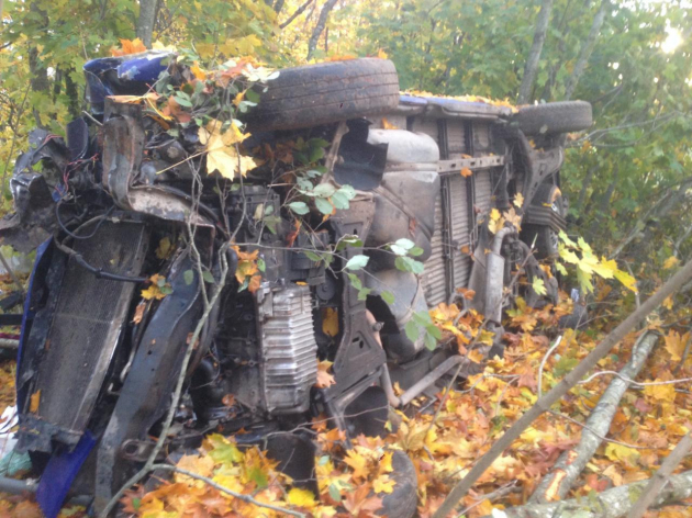 Микроавтобус с нижегородцами попал в аварию в Ленинградской области: трое госпитализированы (ФОТО)