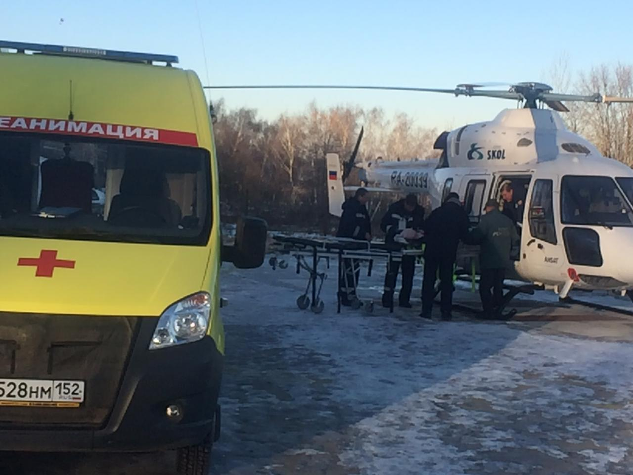 10-летнюю девочку с ножевым ранением вертолетом доставили в Нижний Новгород (ФОТО)