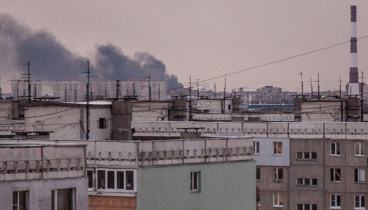 Автосервис и пилорама сгорели на площади 300 квадратных метров в Нижнем Новгороде (ФОТО,ВИДЕО)