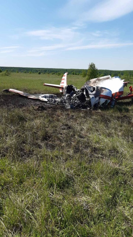 В Богородском районе разбился легкомоторный самолет