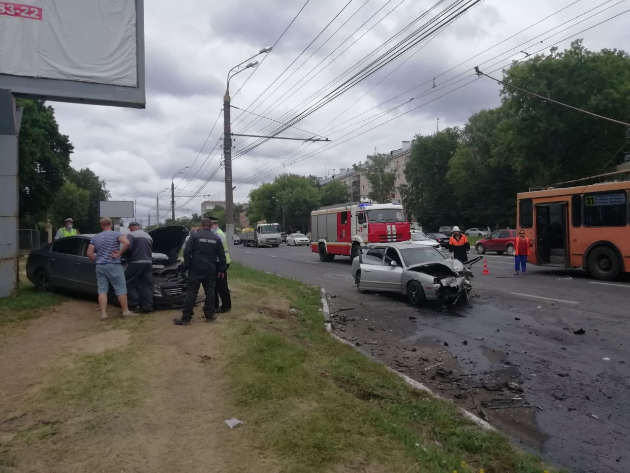 32-летний мужчина погиб в аварии на проспекте Гагарина в Нижнем Новгороде