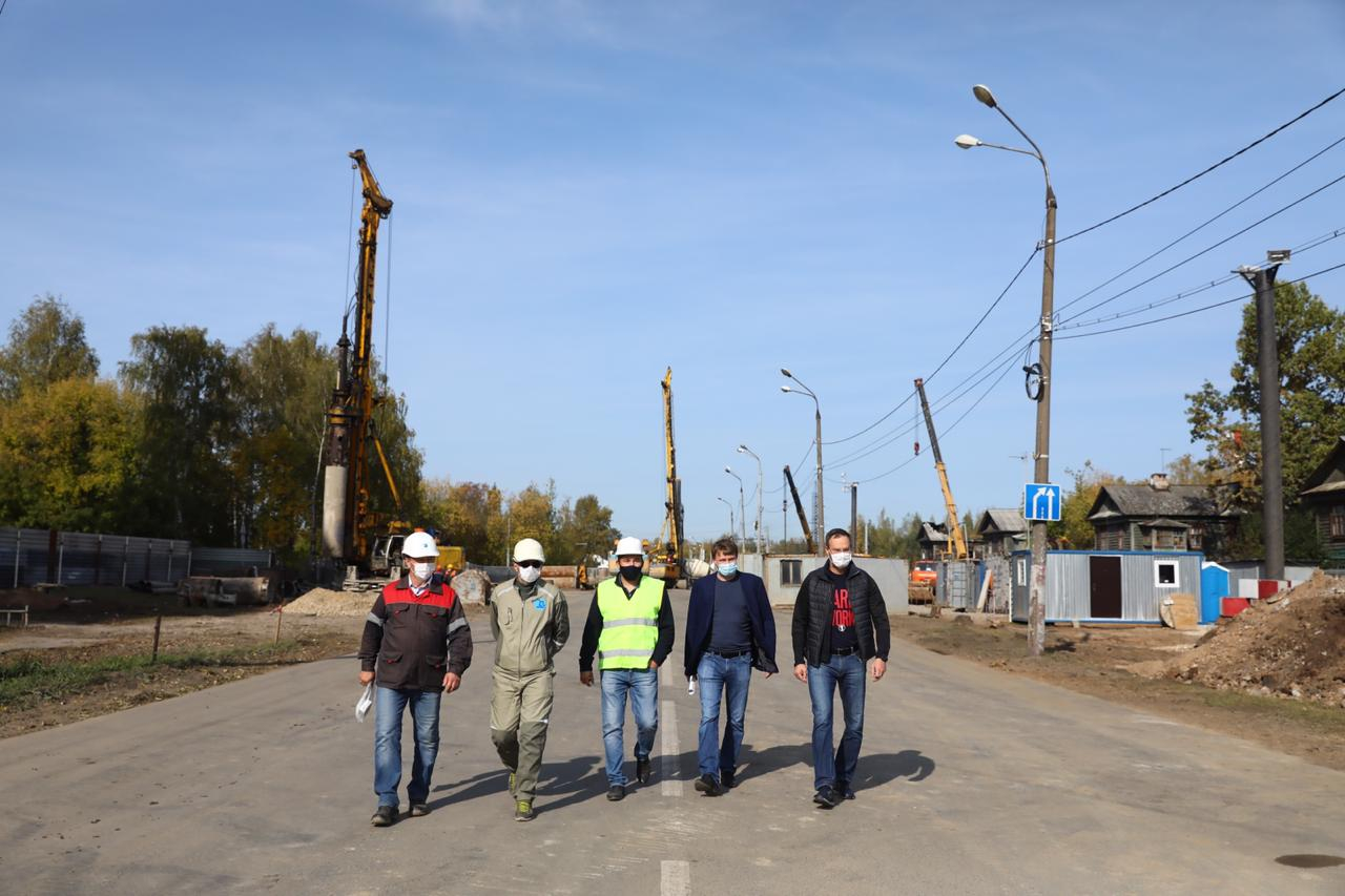 Никитин поручил ускорить строительство транспортной развязки на Циолковского