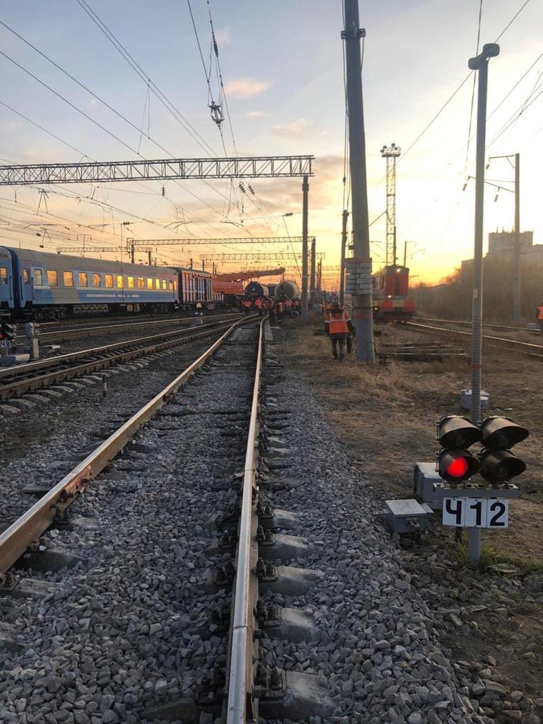 Поезд сошел с рельсов в Нижегородской области