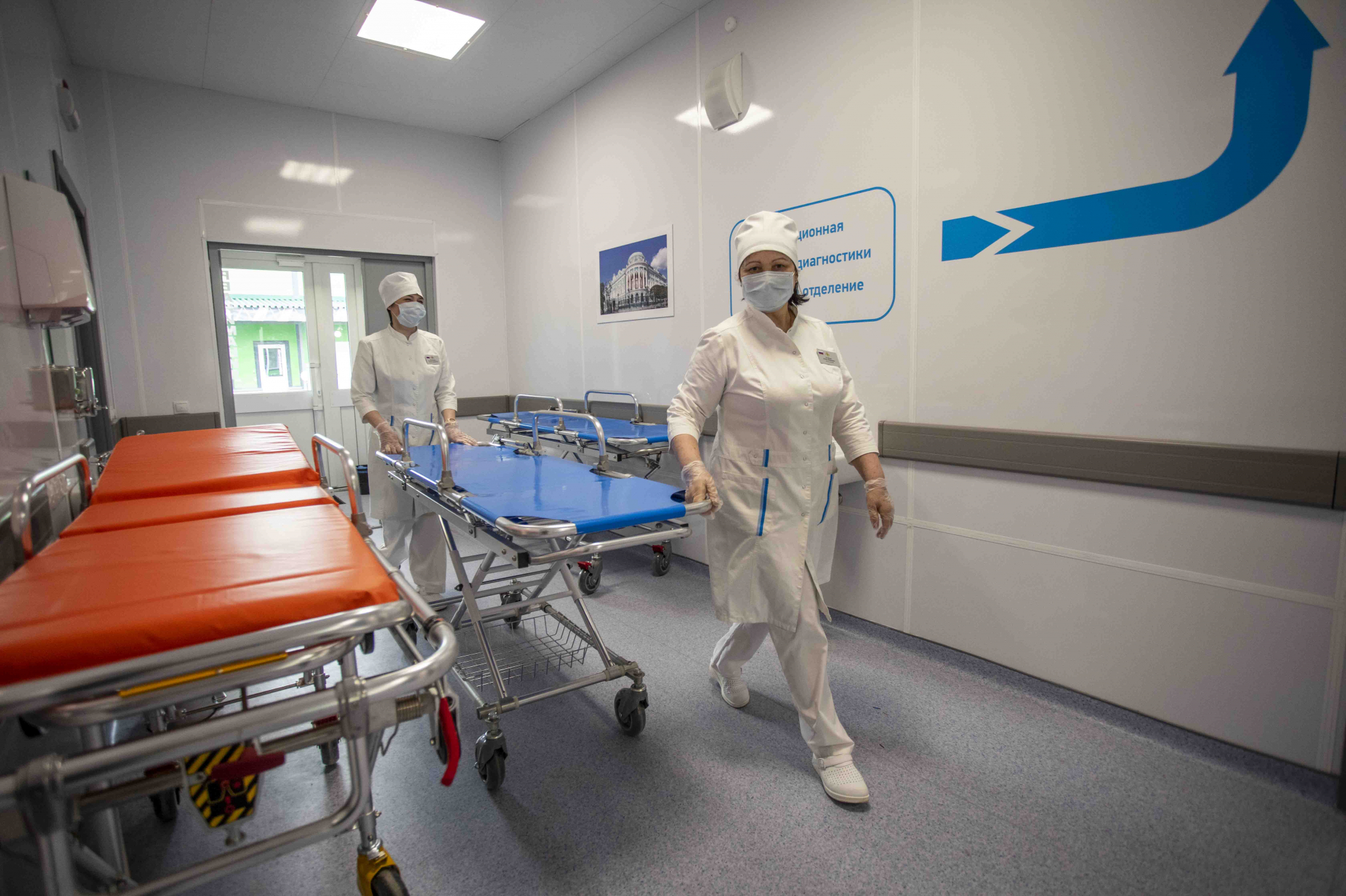 Военные показали COVID-госпиталь, возведенный в Нижнем Новгороде за 28 дней
