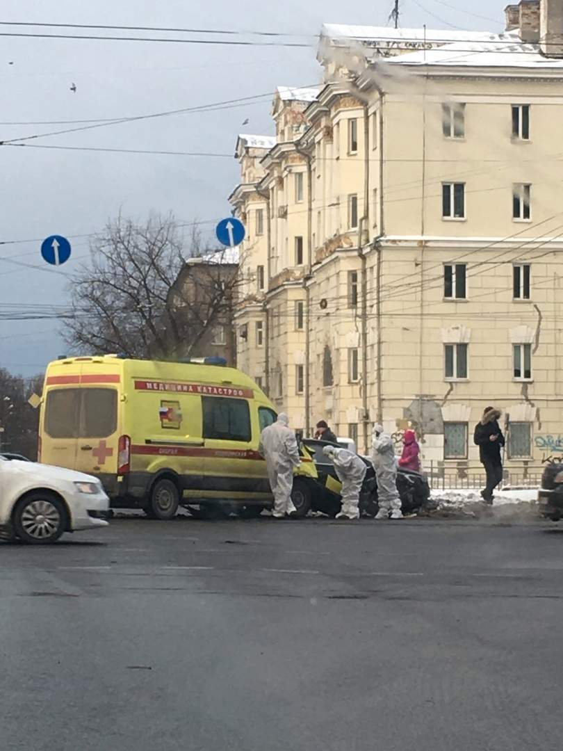 Скорая помощь попала в аварию в центре Нижнего Новгорода