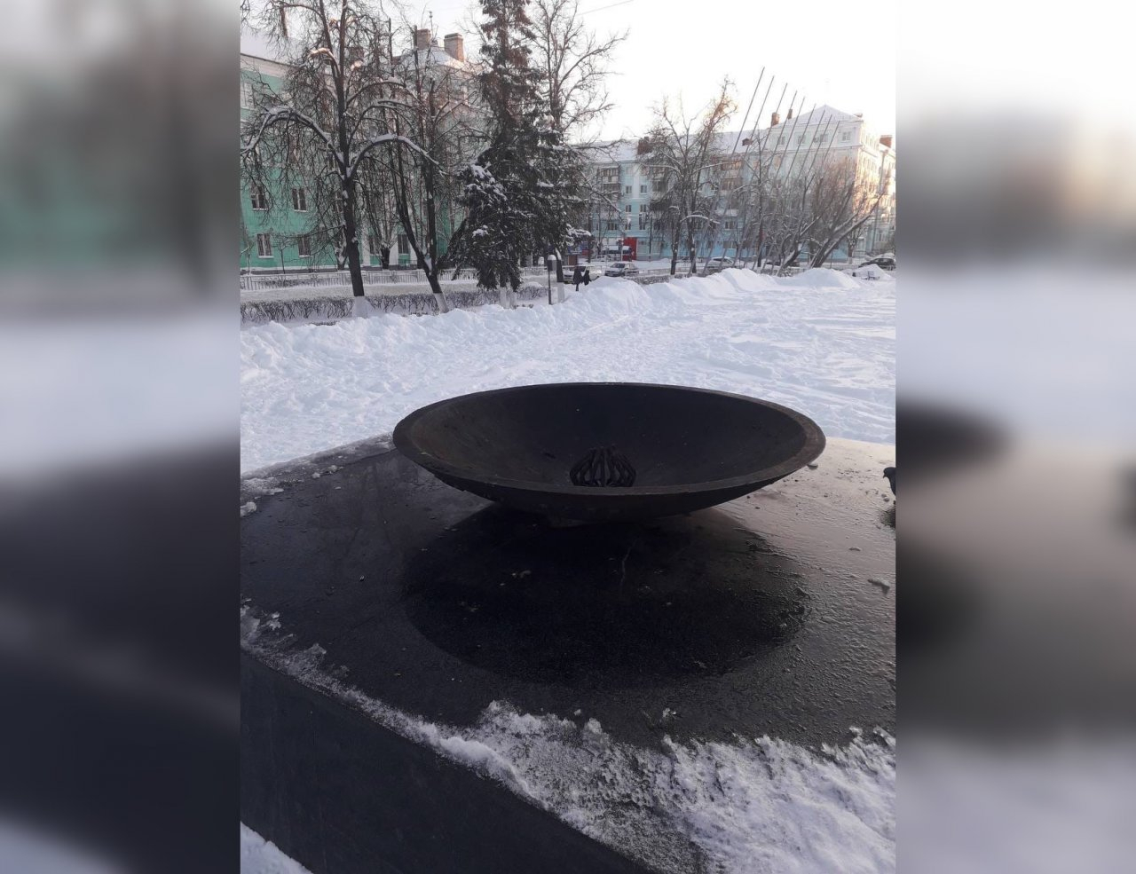 Нижегородские подростки закидали снежками Вечный огонь