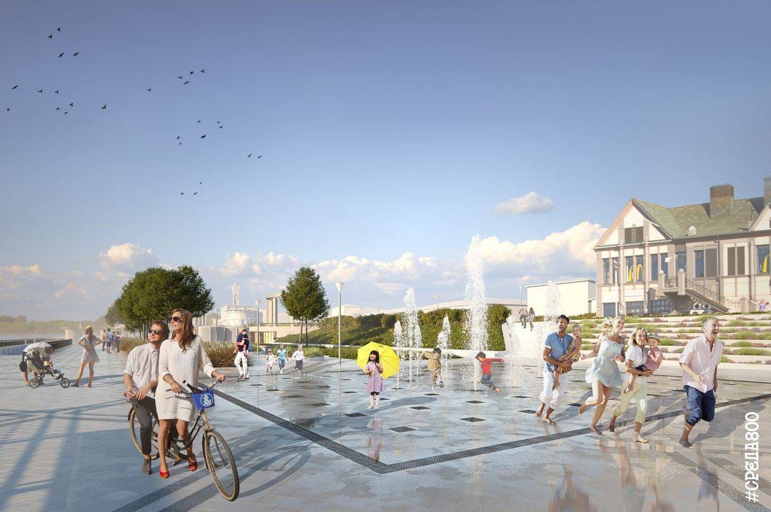 Нижегородцам показали новую Нижневолжскую набережную