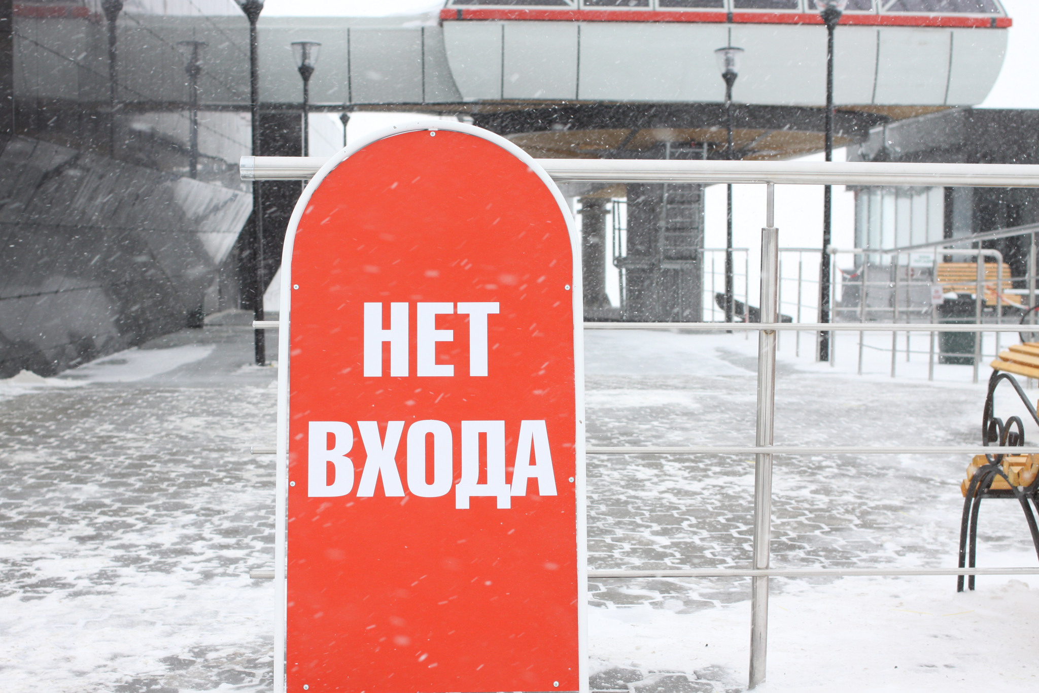 Канатная дорога Нижний Новгород — Бор не работает из-за сильных морозов 20 февраля
