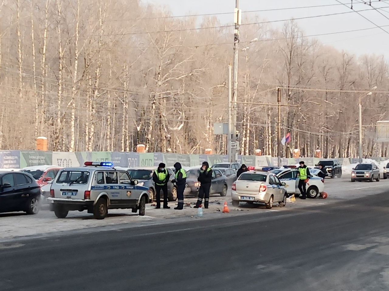 Появилось видео момента смертельного ДТП на проспекте Гагарина в Нижнем Новгороде