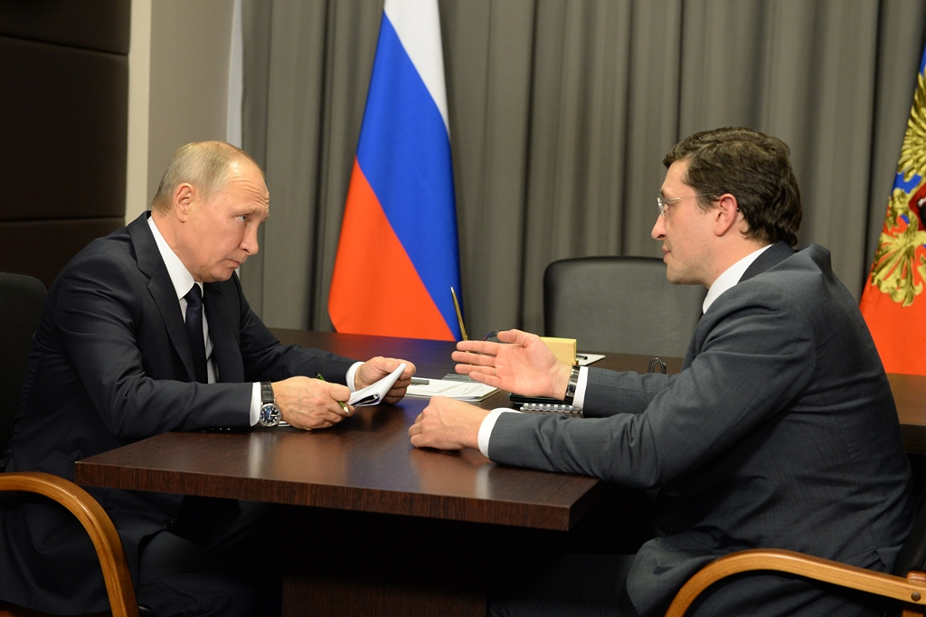 Никитин представил Путину комплексную программу развития нижегородской агломерации