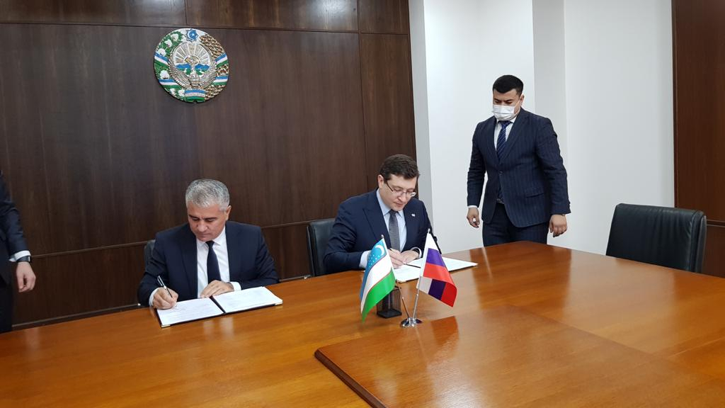 Глеб Никитин и хоким Бухарской области Узбекистана подписали меморандум о сотрудничестве