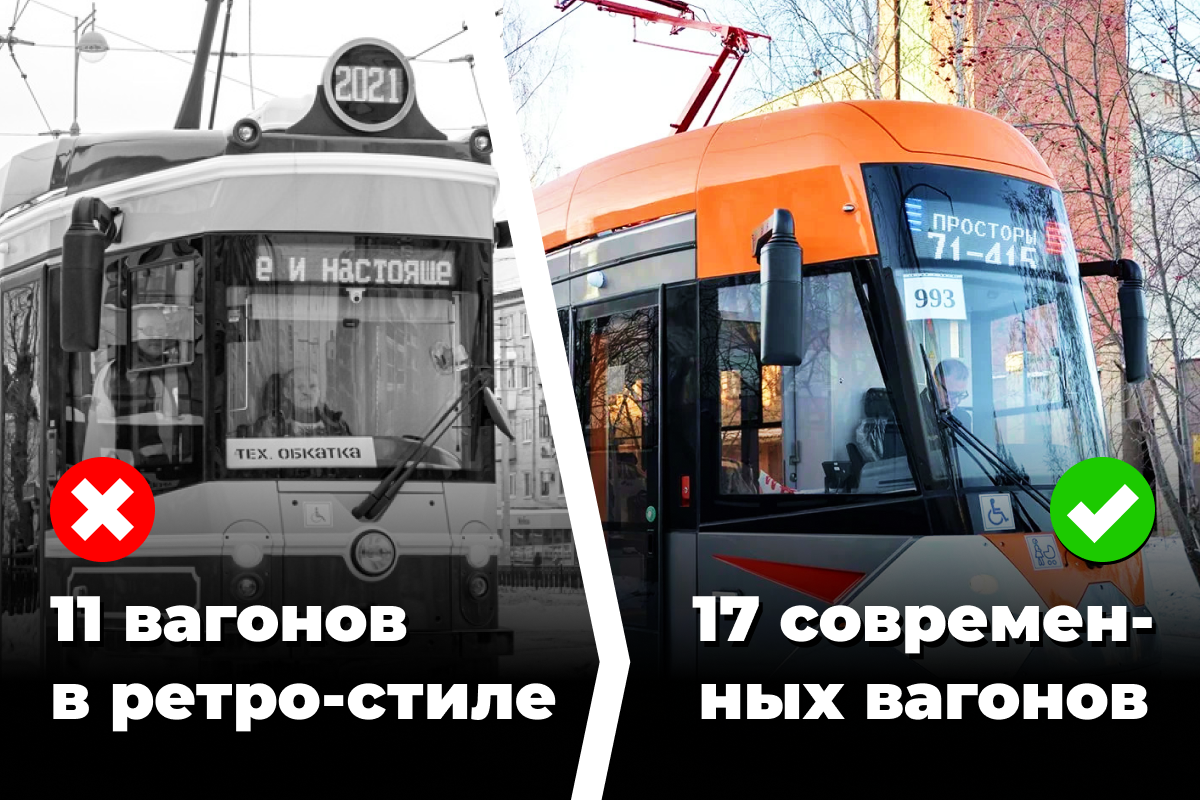 Нижегородцы подписывают петицию против закупки 11 ретро-трамваев