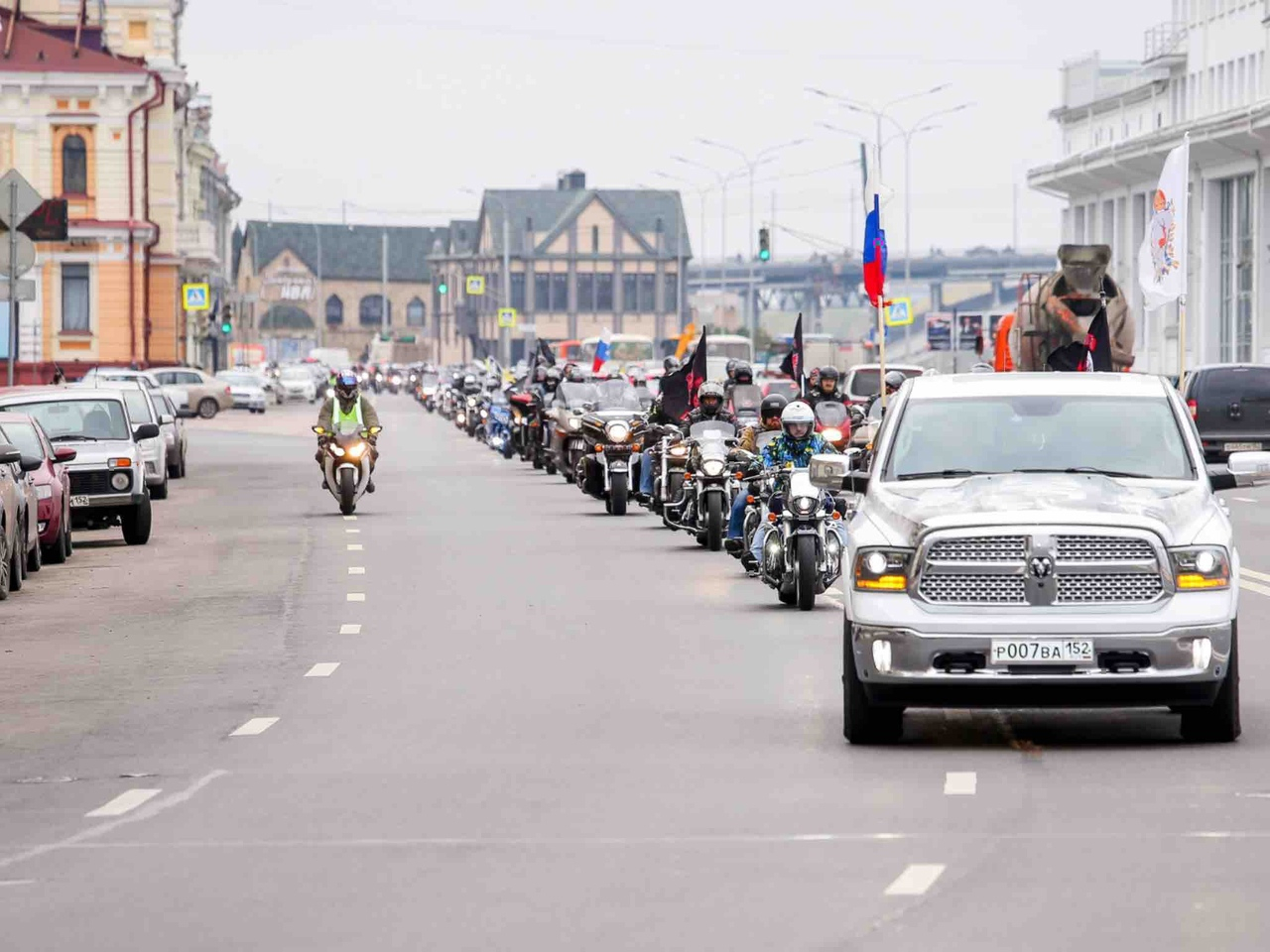 Мотопарад байкеров пройдет в Нижнем Новгороде в День Победы 9 мая