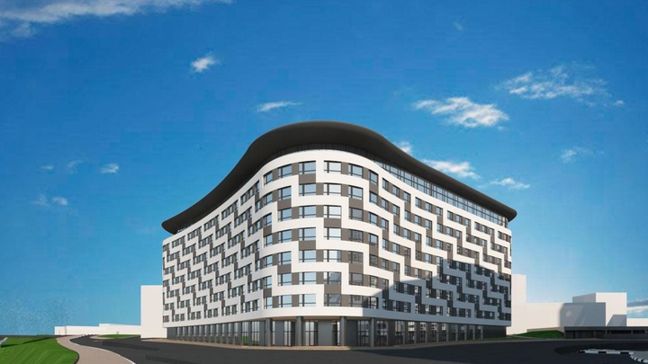Гостиницу в форме волны на 150 номеров построят в Нижнем Новгороде