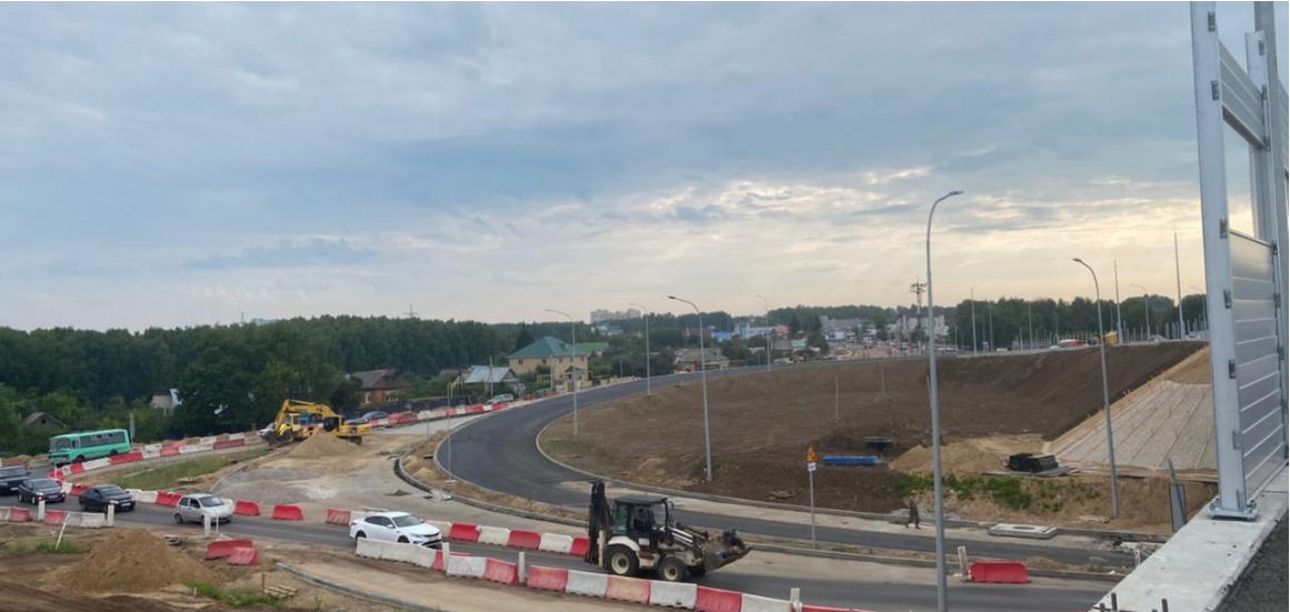 Транспортную развязку в Ольгино откроют на месяц раньше
