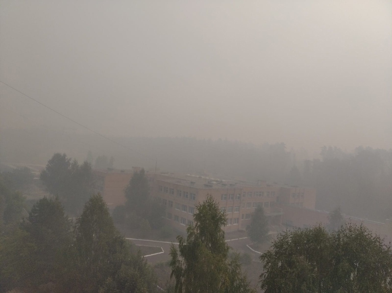 Как в «Сайлент Хилл»: Саров снова накрыло густым смогом из-за пожаров в Мордовии (ФОТО)
