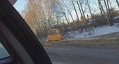 Автобус с детьми съехал в кювет на нижегородской трассе